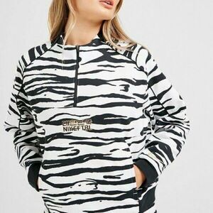 Nike Tech Fleece NSW Tiger Animal Print Korea Soccer Team Jacket White Black